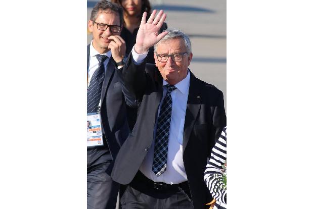 ...zählen übrigens 19 Staaten sowie die Europäische Union. Jean-Claude Juncker, Präsident der Europäischen Kommission reiste...