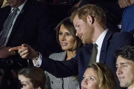...verstanden sich die beiden auf Anhieb prächtig. Meghan Markle kann das sicherlich verkraften und Donald Trump hoffentlich...