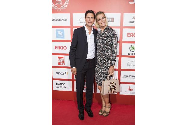 ...waren keine Frauen unter den Preisträgern des Sport Bild Awards, doch strahlten die auch ohne Trophäe. Ex-Skiass Maria Hö...
