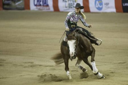 ...Formel-1-Weltmeister Michael Schumacher ist zweifache Welt- und Europameisterin im Reining, einer Disziplin im Westernrei...