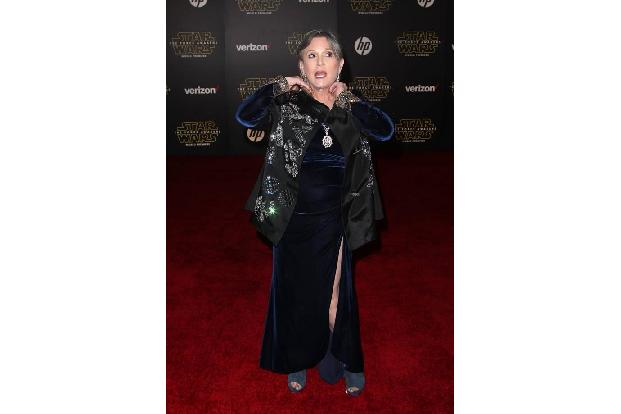 ...kam da die 2016 verstorbene Carrie Fisher beim Publikum an. In 'Big Bang Theory' wird die Schauspielerin Opfer eines Klin...
