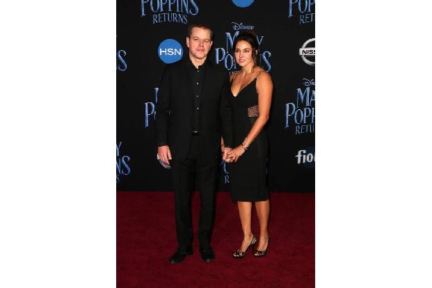 ...Matt Damon und seine Frau Luciana Barroso. Die ersten Kritiken zum neuen Disney-Streifen stehen zwar noch aus, werden abe...