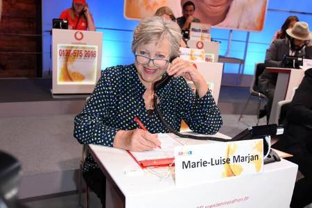 ...Marie-Luise Marjan sprechen wollte, kann anrufen und wird von einer herzlichen Stimme begrüßt. Um einmal mit seinem Liebl...