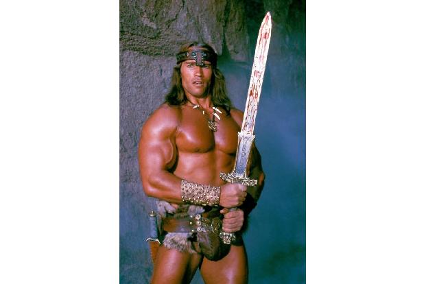 ...Lendenschurz kämpfte sich Arnie 1982 als 'Conan der Barbar' und 1984 als 'Conan der Zerstörer' über die Kinoleinwand. Die...