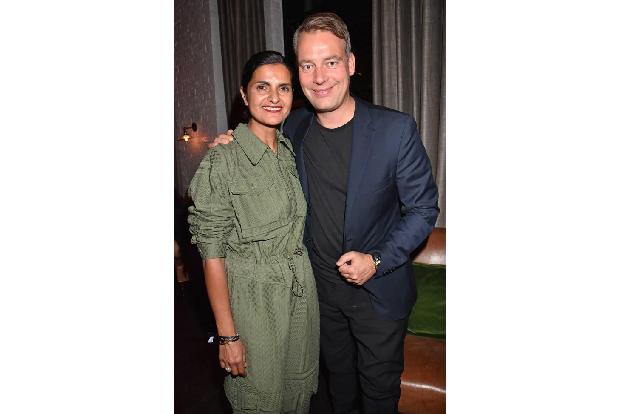 ...Designerin Leyla Piedayesh und ihr Lebensgefährte Robert Schneider. Sie bringt mit ihrem Modelabel Lala Berlin Millionen ...