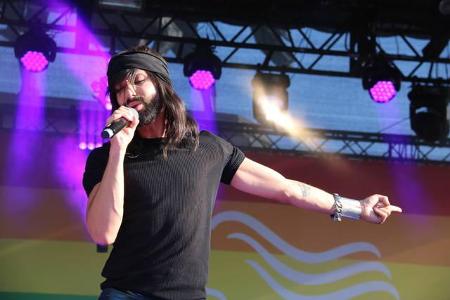 In Köln trat am Sonntag, dem 8. Juli, unter anderem Conchita Wurst auf die Hauptbühne in der Innenstadt, um im Rahmen der Pr... In Köln trat am Sonntag, dem 8. Juli, unter anderem Conchita Wurst auf die Hauptbühne in der Innenstadt, um im Rahmen der Pr...