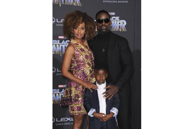 ...'This is Us'-Überflieger Sterling K. Brown mit seiner Familie. Bitte mehr von solchen Filmen wie 'Black Panther' und mehr...
