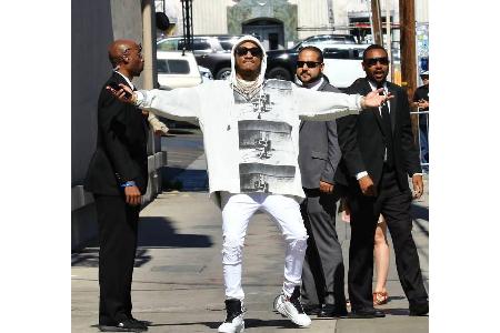 Er hingegen freut sich zu Recht über den 9. Platz: Rapper Future, der bürgerlich Nayvadius DeMun Wilburn heißt. Der 34-Jähri...