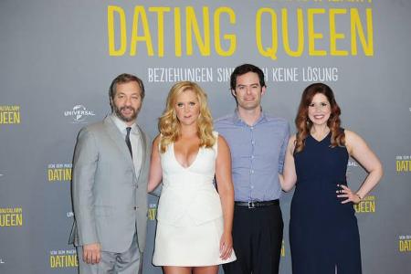 ...dem Film 'Dating Queen', in dem Amy Schumer 2015 an der Seite von Judd Apatow (links), Bill Hader und Vanessa Bayer (rech...