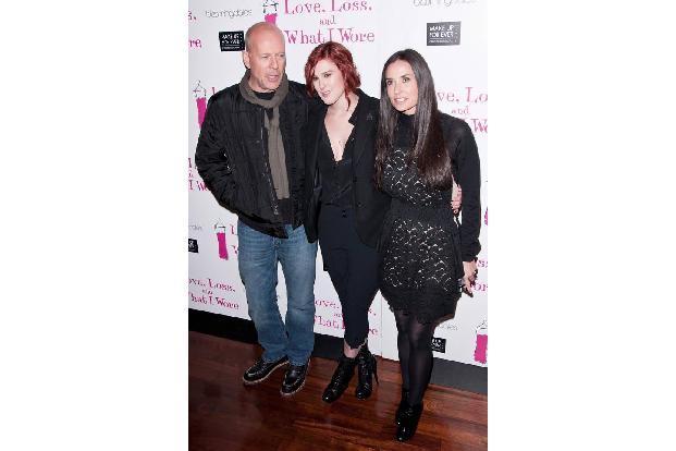 Ihre Trennung ist das Paradebeispiel dafür, wie man's macht: Bruce Willis und Demi Moore (hier mit Tochter Rumer) sind nach ...