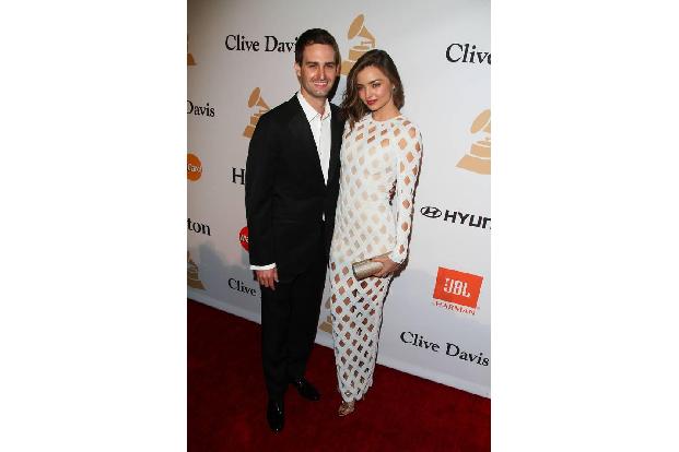 ...Miranda Kerr und Evan Spiegel. Das Model hatte sich von Orlando Bloom scheiden lassen und anschließend mit Spiegel angeba...