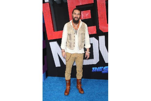 ...die Lego-Version von Superheld 'Aquaman' taucht plötzlich in dem Spielzeug-Universum auf. Natürlich war Jason Momoa Feuer...