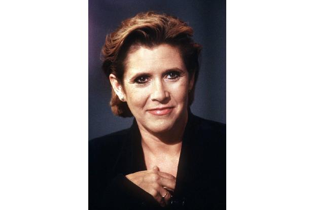 Der Größenunterschied zwischen Carrie Fisher als Prinzessin Leia und Harrison Ford war so groß, dass die Schauspielerin oft ...