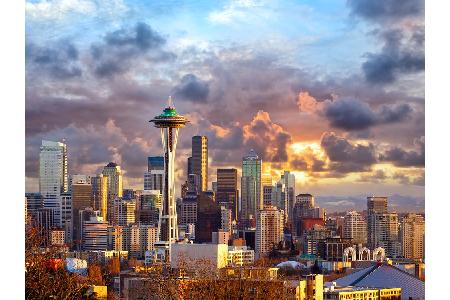 Weiter geht es in der Metropole Seattle, im US-Bundesstaat Washington. Nahe der kanadischen Grenze zählt neben der Space Nee...