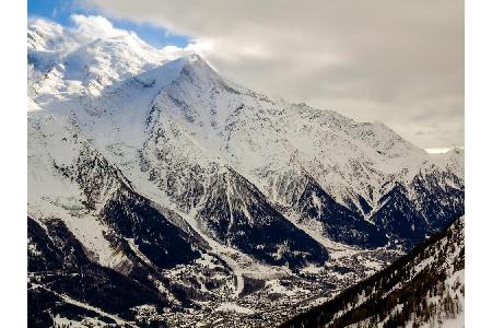 Zum Schluss geht es nochmal richtig hoch hinaus: Der Mont Blanc in Frankreich ist mit 4.810 Metern der höchste Punkt der Eur...