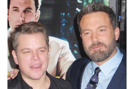 Die Schauspieler Matt Damon und Ben Affleck sind dicke Freunde. Als Kinder wohnten sie nur zwei Blocks voneinander entfernt,...