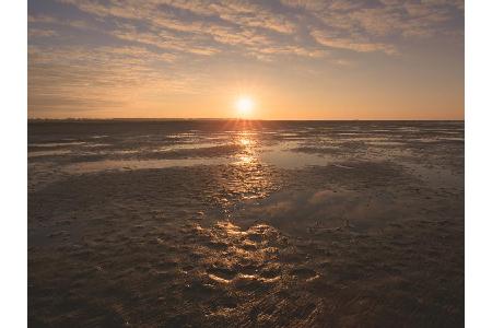 ... das Tor zum Wattenmeer. Mittendrin - mit den Füßen knöcheltief im Schlick - ist eine Wanderung hier eigentlich Pflicht. ...