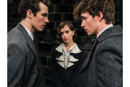 Der menschenscheue Newt hat es im zweiten Teil der Filmreihe mit seinem Bruder Theseus (Callum Turner) und Leta Lestrange (Z...