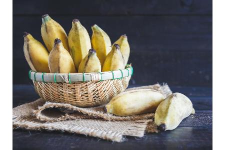 Mit durchschnittlich 88 bis 95 Kilokalorien gehören Bananen zwar zu den 