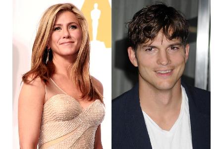 Jennifer Aniston (49) hatte eine ganze Reihe von berühmten Verehrern. Auch Ashton Kutcher (40) hat zugegeben, die Schauspiel...