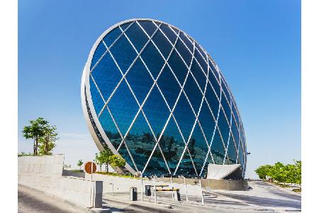 Diese Scheibe ist das Hauptquartier der Firma Aldar in Abu Dhabi (VAE). Das scheibenförmige Bauwerk wird einerseits für sein...