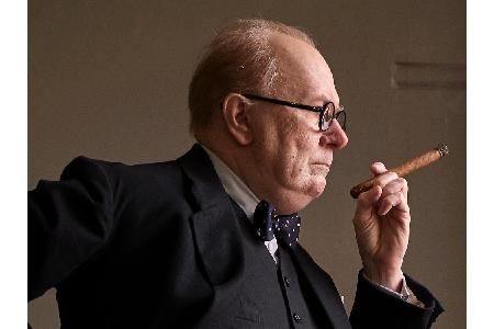 Für seinen Auftritt als Winston Churchill in 