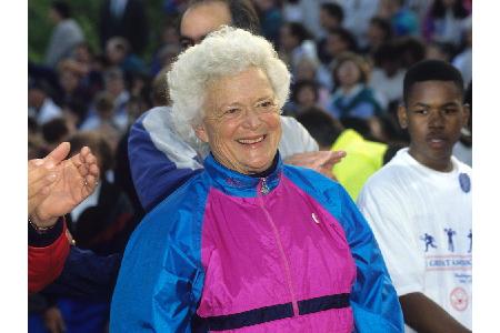 Die frühere First Lady der USA, Barbara Bush, stirbt am 17. April im Alter von 92 Jahren. Sie war die Frau des ehemaligen Pr...
