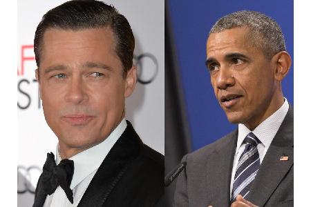 Schwer vorstellbar: Aber auch Brad Pitt und Barack Obama sollen verwandt sein. Und zwar Cousins neunten Grades.