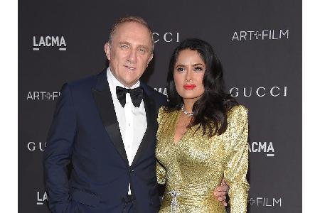 Er schritt gleich zur Tat: Salma Hayeks Ehemann, der französische Luxus-Unternehmer François-Henri Pinault, kündigte an, für...