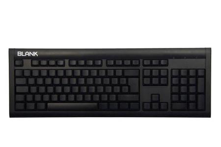 Mit einem stylishen, unbeschrifteten Blank-Keyboard beweisen Sie der Welt, dass Sie ohne Hingucken schreiben können.