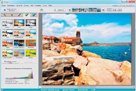 Satte Farben: In Picasa verleihen Sie Ihren Fotos mit den Ein-Klick-Filtern das gewisse Etwas, indem Sie HDR-Effekte hinzufü...