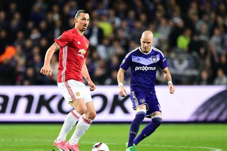 Manchester nur 1:1 in Anderlecht - heftige Randale in Lyon