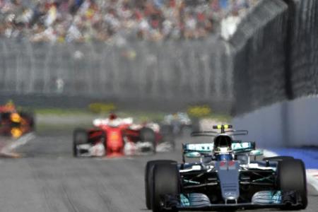 Formel 1: Bottas gewinnt in Russland vor Vettel