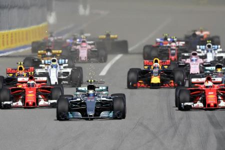 Traumstart von Bottas: Führung vor Vettel, Räikkönen, Hamilton Traumstart von Bottas: Führung vor Vettel, Räikkönen, Hamilton