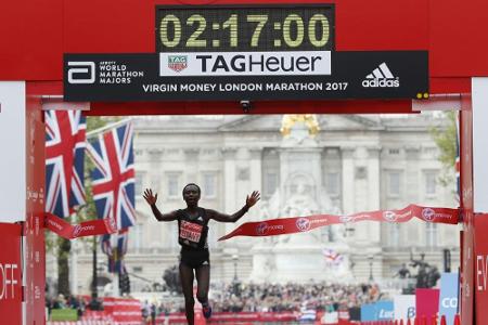 London-Marathon: Keitany mit zweischnellstem Rennen der Geschichte