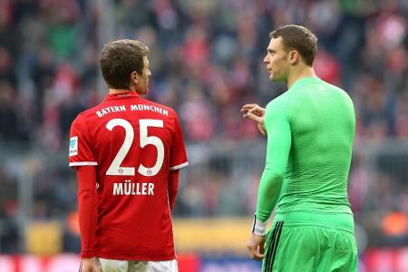 Vor Hit gegen Madrid: Neuer und Müller wieder im Mannschaftstraining Vor Hit gegen Madrid: Neuer und Müller wieder im Mannschaftstraining