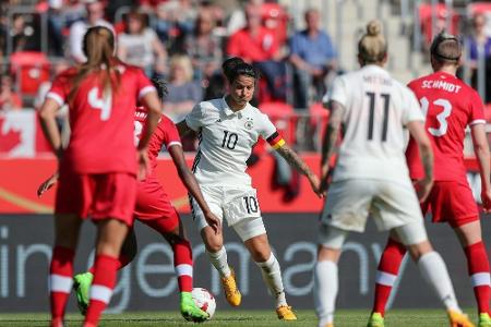 DFB-Frauen noch nicht in EM-Form: Mühsames 2:1 gegen Kanada