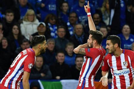 Atlético beendet Champions-League-Abenteuer von Leicester Atlético beendet Champions-League-Abenteuer von Leicester