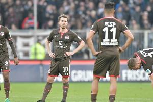 St. Pauli kann lange Überzahl nicht nutzen