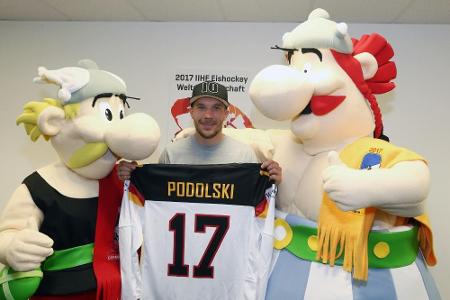 Podolski offizieller Botschafter der Eishockey-WM