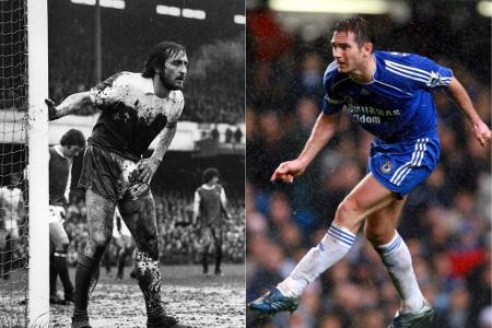 Zwei treue Seelen: Frank Lampard senior verbrachte 18 Jahre bei West Ham United, der Junior 13 Jahre beim FC Chelsea.