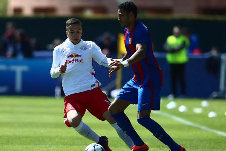 Im Semifinale bekamen es die Salzburger mit dem FC Barcelona zu tun. 'La Masia', die Akademie der Blaugrana hatte in der Ver...