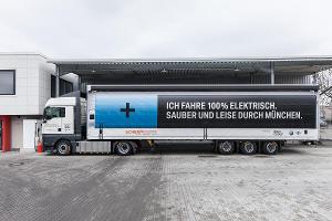 Elektro-LKWs für BMW in München unterwegs