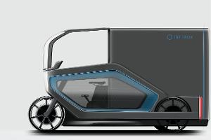 Tretbox plant teilweise autonomes E-Lieferfahrrad