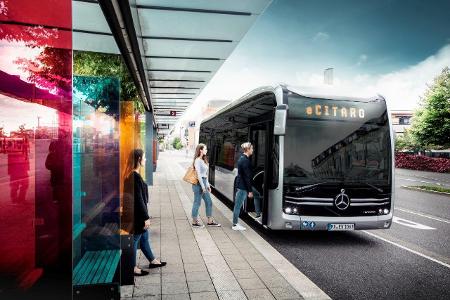 Mehr Reichweite für E-Bus von Daimler Mehr Reichweite für E-Bus von Daimler