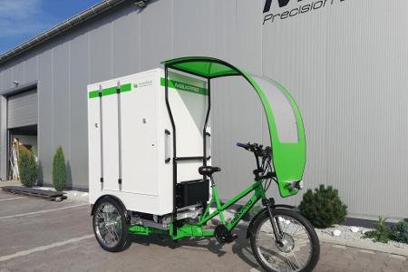 Große E-Cargobike-Mietflotte in Berlin