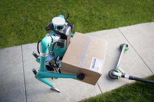 Zweibeiniger Roboter soll Pakete liefern