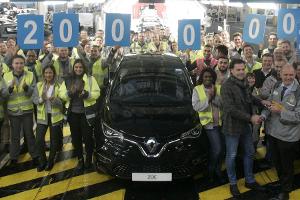 Renault Zoe Jubiläum in Flins