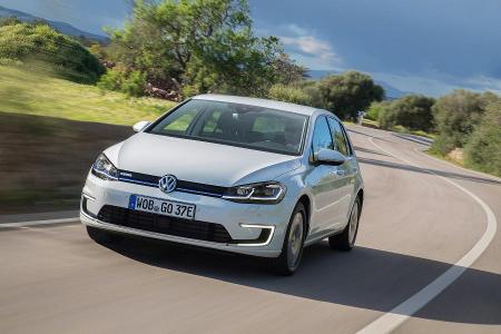 VW E-Golf bei E-Neuzulassungen vorn