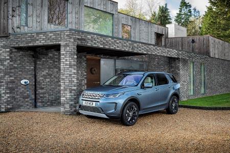 Zwei neue Land Rover Plug-In-Hybrid SUV